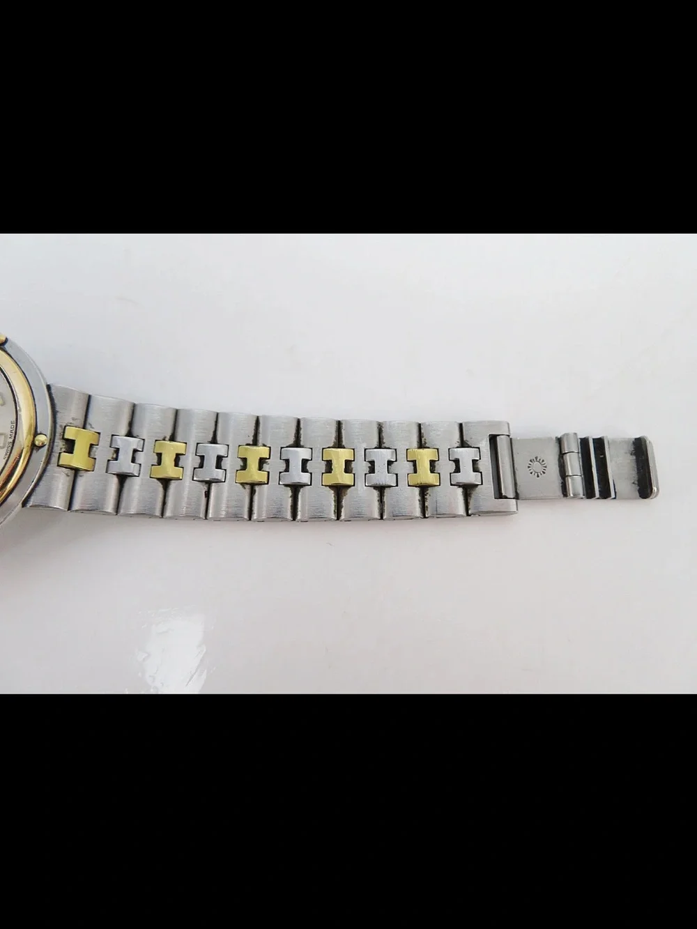 Hermes Two-Tone Stainless Steel and Gold Casual Watch